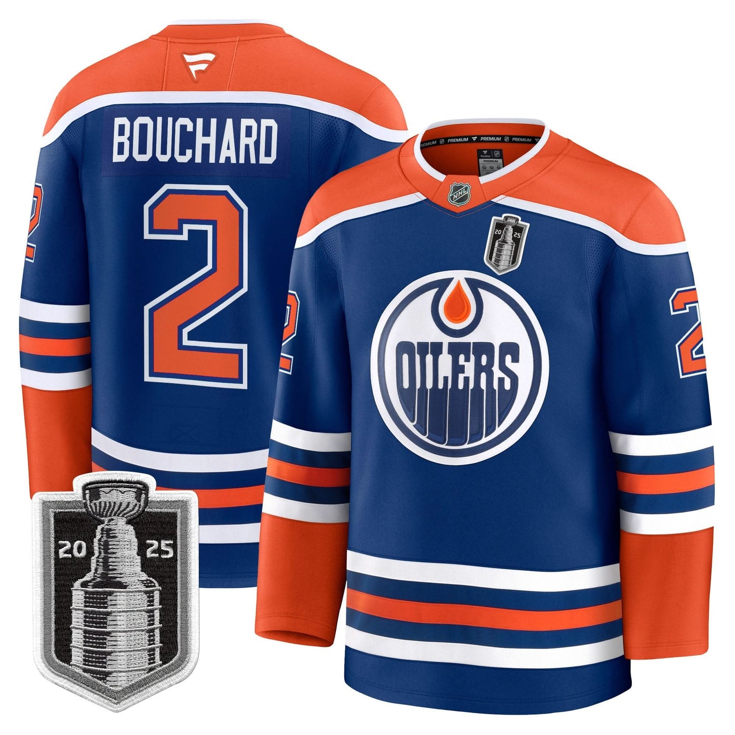 Men's Edmonton Oilers 2025 Stanley Cup Final Premium Jersey - All Stitched