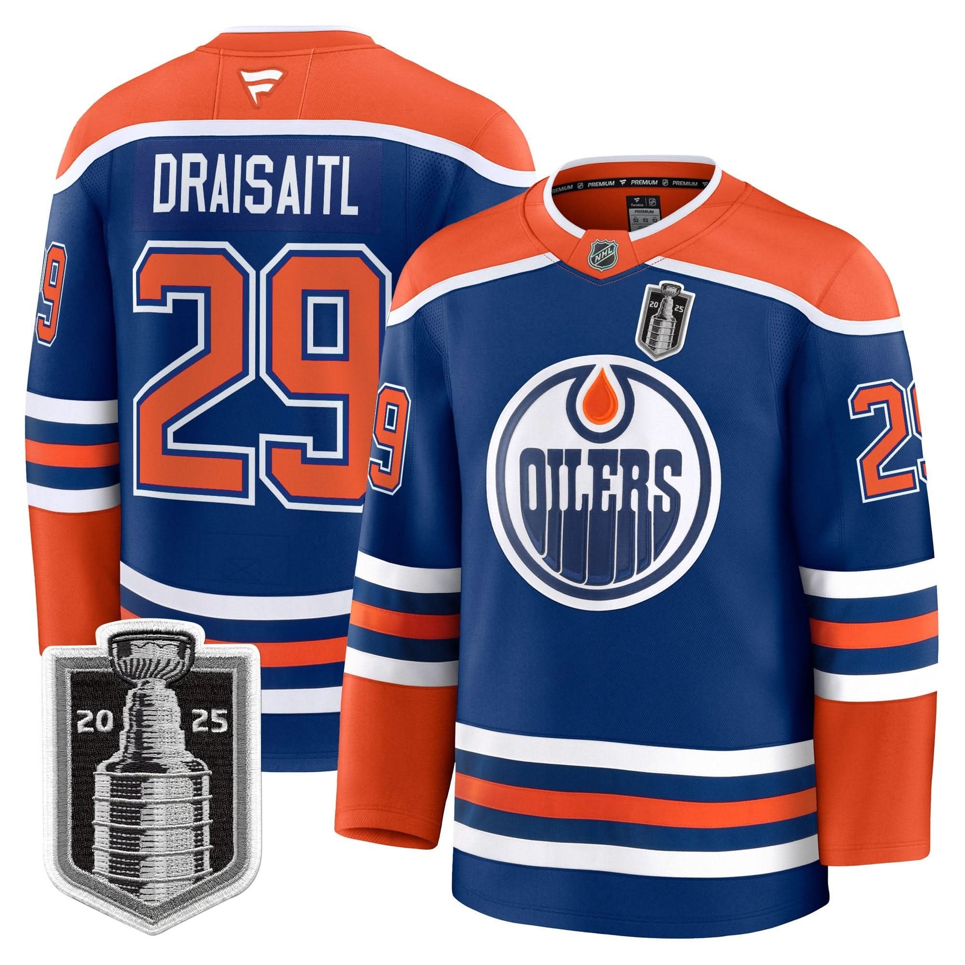 Men's Edmonton Oilers 2025 Stanley Cup Final Premium Jersey - All Stitched
