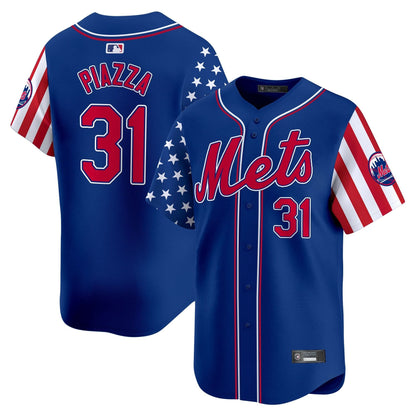 Men's New York Mets 2025 Independence Day Vapor Premier Limited Jersey - All Stitched