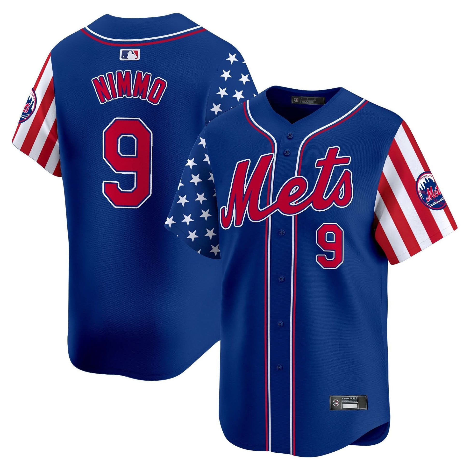 Men's New York Mets 2025 Independence Day Vapor Premier Limited Jersey - All Stitched