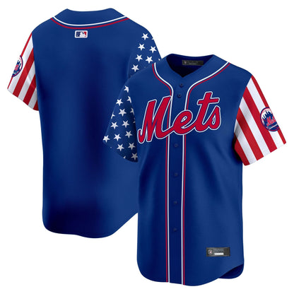 Men's New York Mets 2025 Independence Day Vapor Premier Limited Jersey - All Stitched