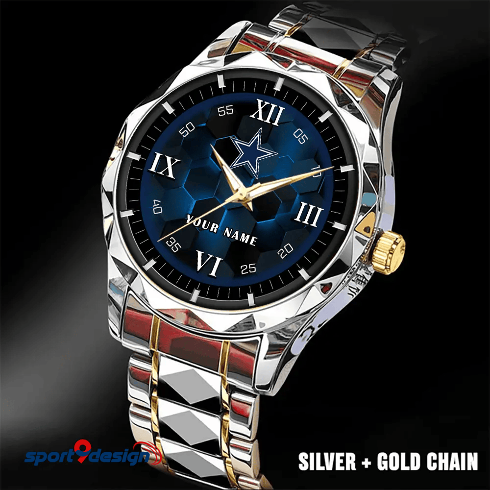 Dallas Cowboys Luxury Diamond Men Watch Trending 2025