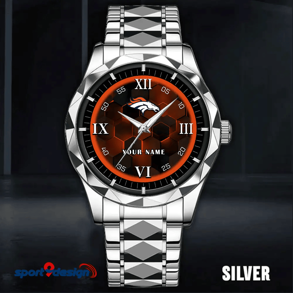 Denver Broncos Luxury Diamond Men Watch Trending 2025