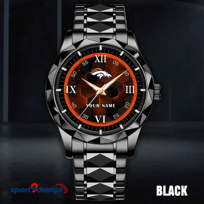 Denver Broncos Luxury Diamond Men Watch Trending 2025