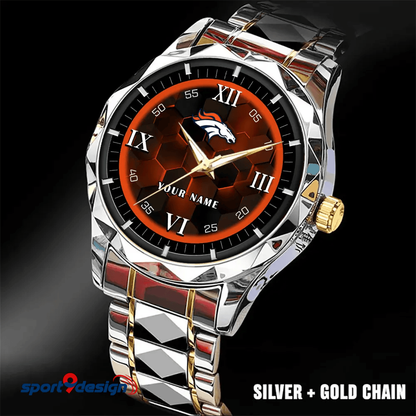 Denver Broncos Luxury Diamond Men Watch Trending 2025
