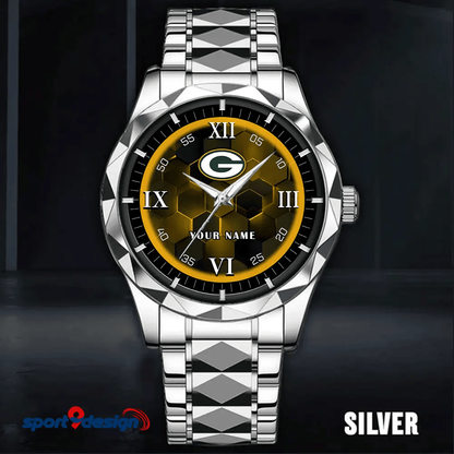 Green Bay Packers Luxury Diamond Men Watch Trending 2025
