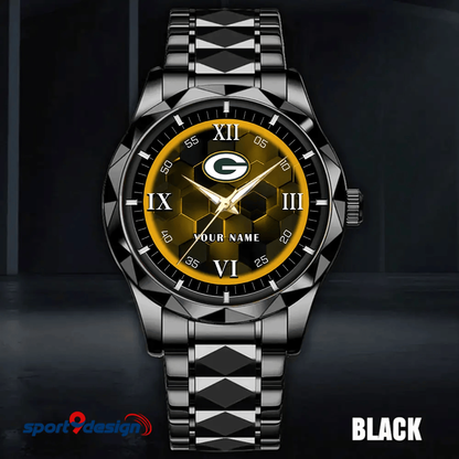 Green Bay Packers Luxury Diamond Men Watch Trending 2025