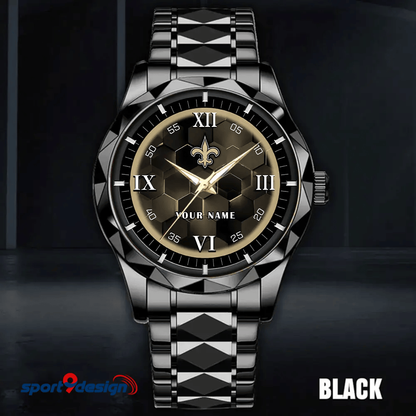New Orleans Saints Luxury Diamond Men Watch Trending 2025