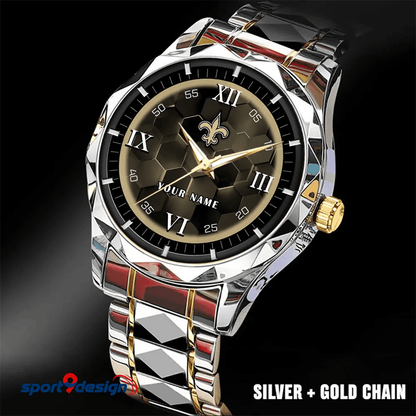New Orleans Saints Luxury Diamond Men Watch Trending 2025