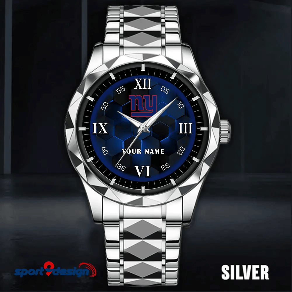New York Giants Luxury Diamond Men Watch Trending 2025