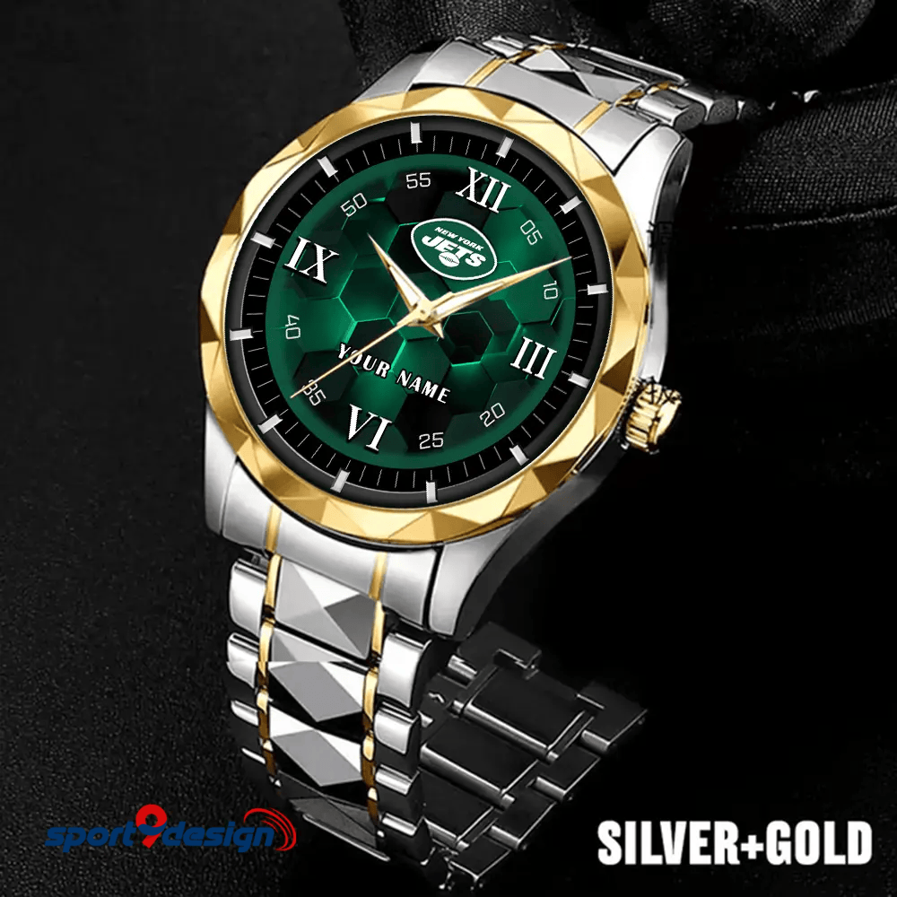 New York Jets Luxury Diamond Men Watch Trending 2025