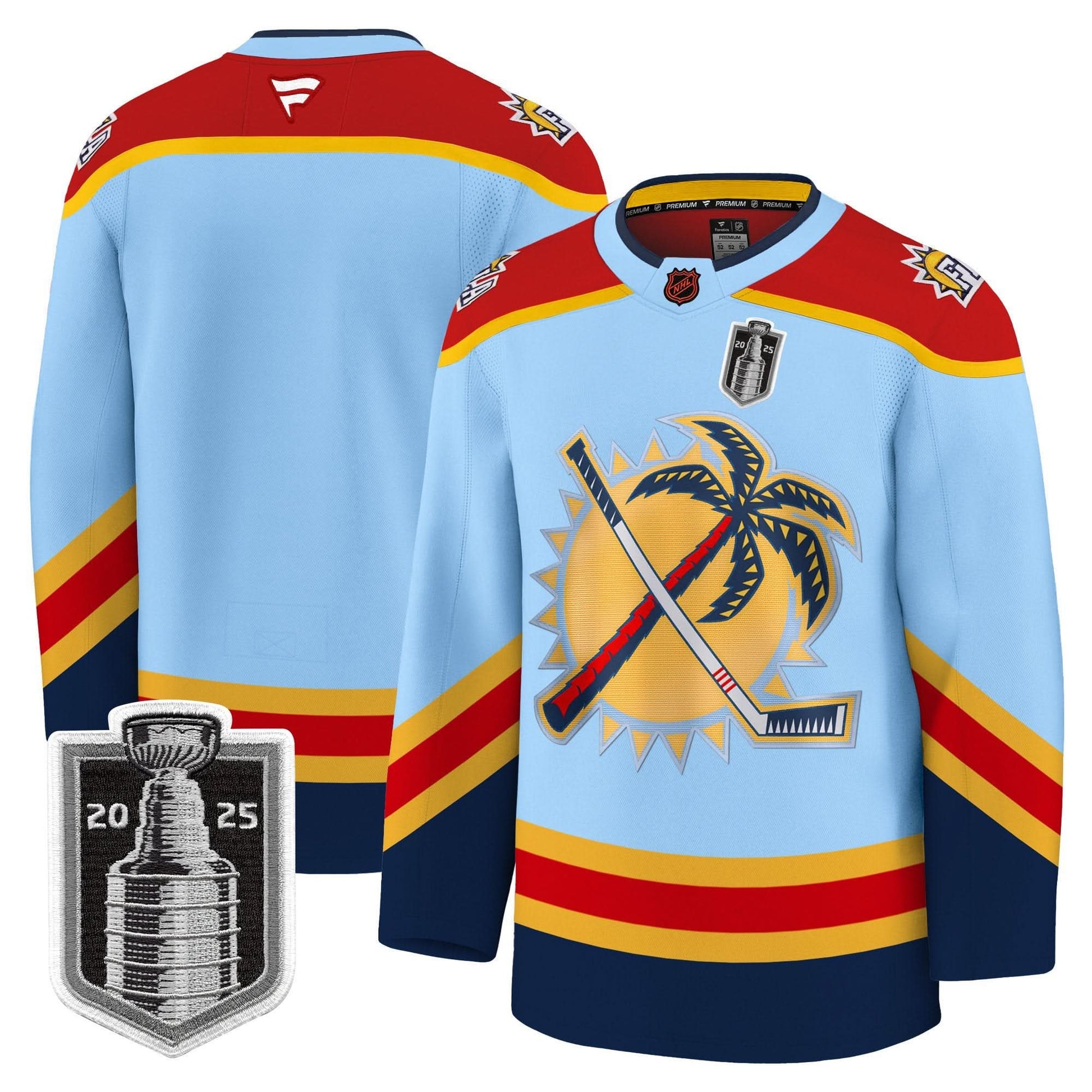 Men's Florida Panthers 2025 Stanley Cup Final Premium Jersey - All Stitched