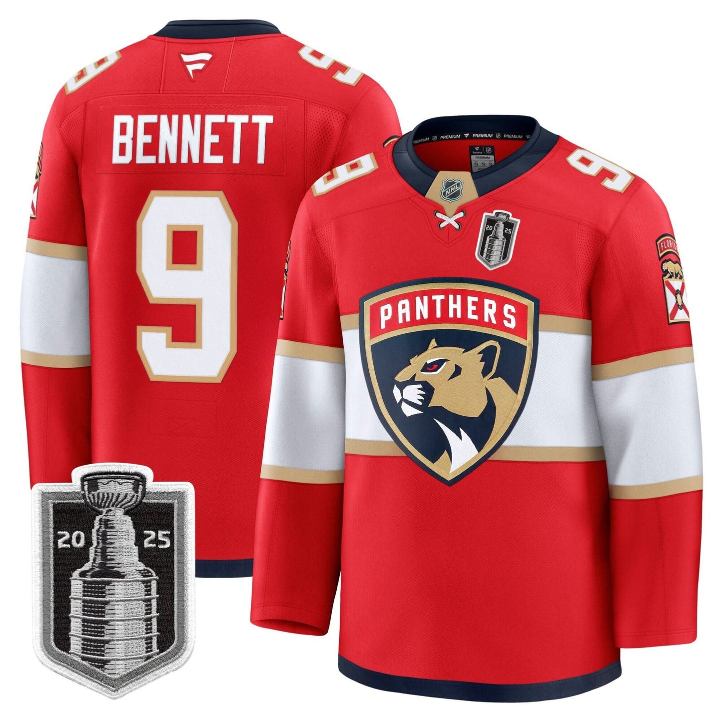 Men's Florida Panthers 2025 Stanley Cup Final Premium Jersey - All Stitched