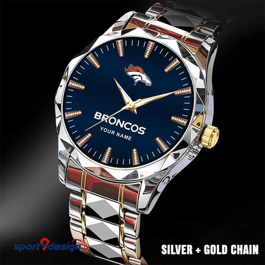Denver Broncos Luxury Diamond Men Watch Trending 2025