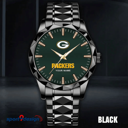 Green Bay Packers Luxury Diamond Men Watch Trending 2025