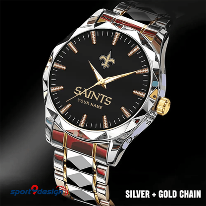 New Orleans Saints Luxury Diamond Men Watch Trending 2025