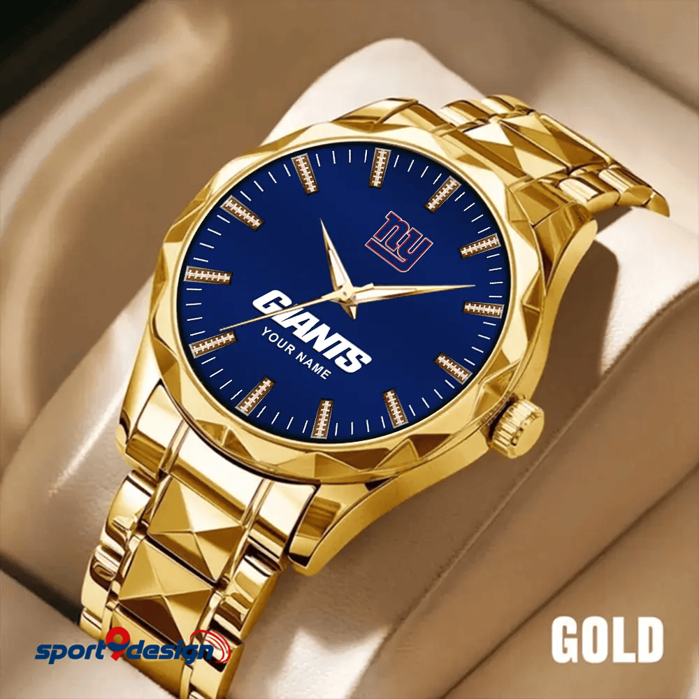 New York Giants Luxury Diamond Men Watch Trending 2025