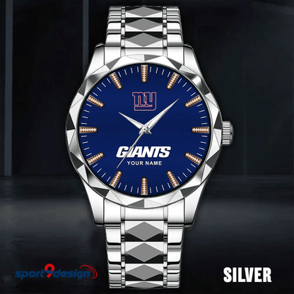 New York Giants Luxury Diamond Men Watch Trending 2025