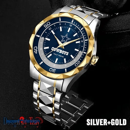 Dallas Cowboys Business Watch For Men Automatic Mechanical Stainless Steel Band 2025