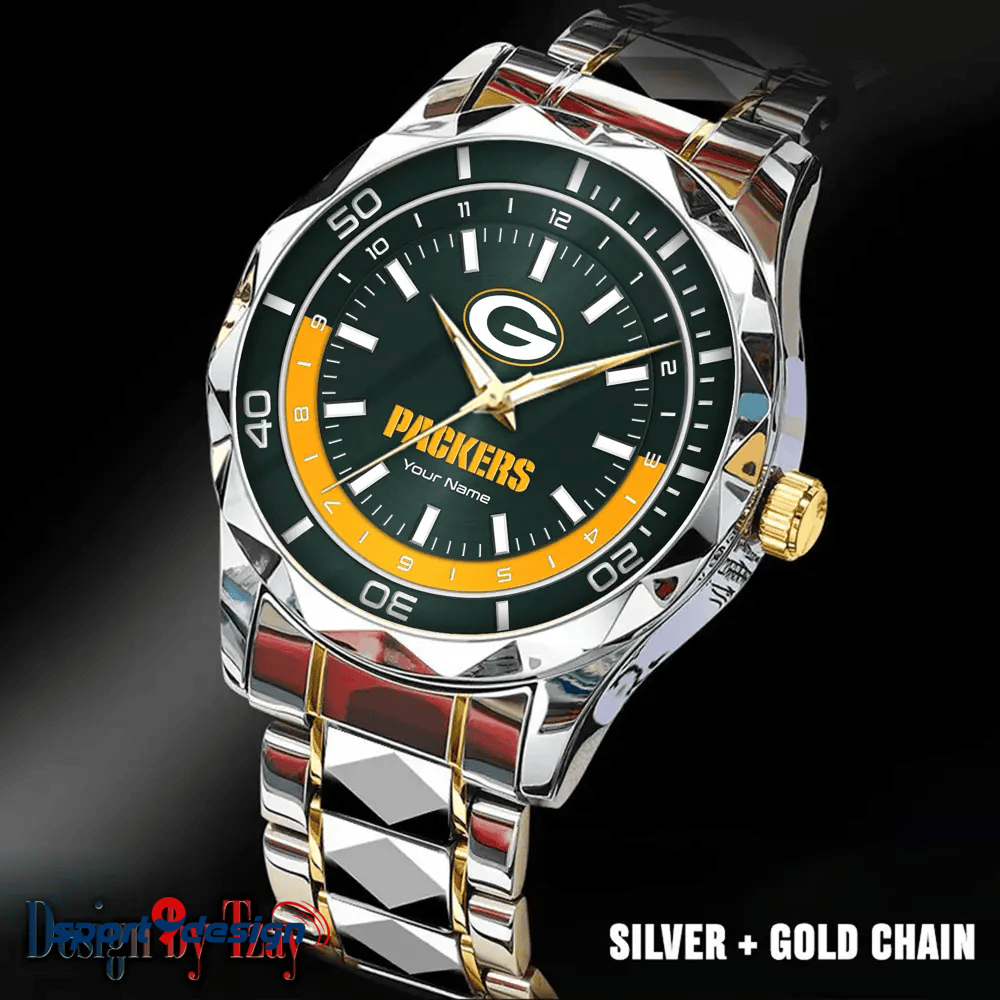 Green Bay Packers Business Watch For Men Automatic Mechanical Stainless Steel Band 2025