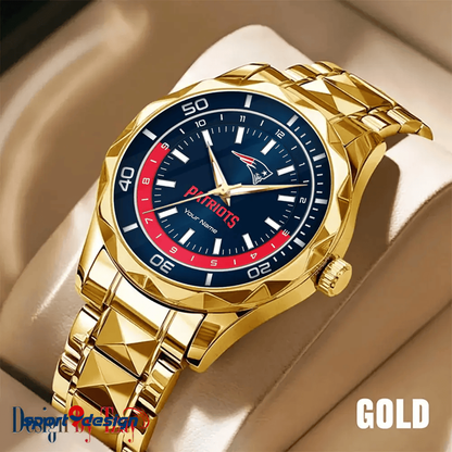 New England Patriots Business Watch For Men Automatic Mechanical Stainless Steel Band 2025