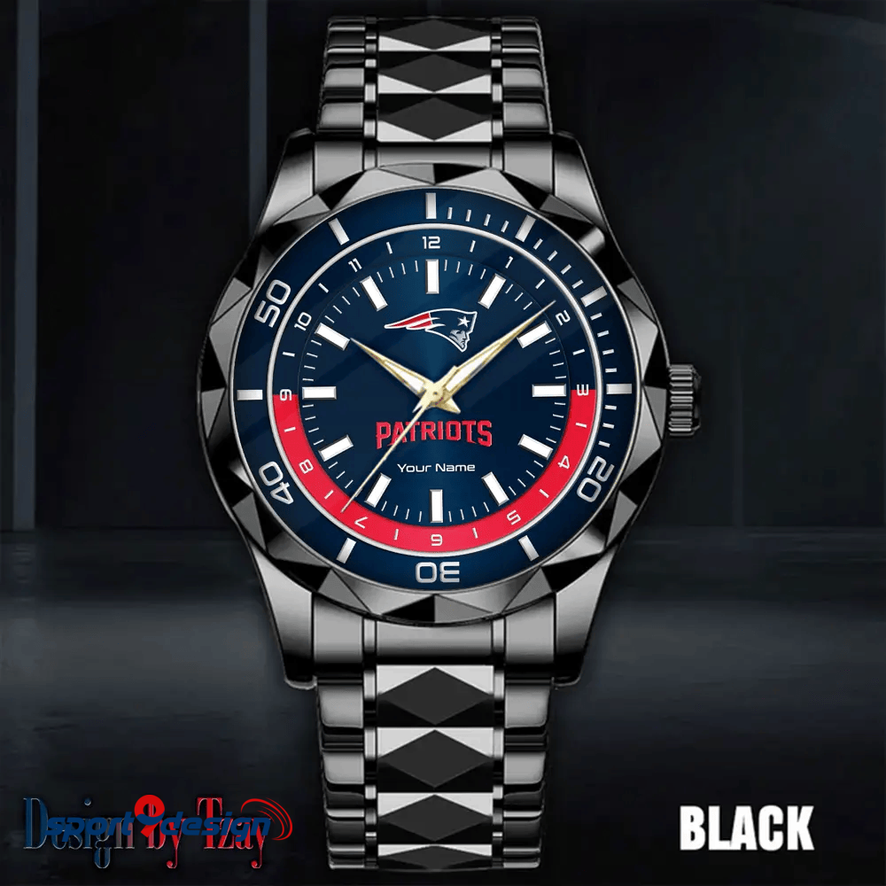 New England Patriots Business Watch For Men Automatic Mechanical Stainless Steel Band 2025