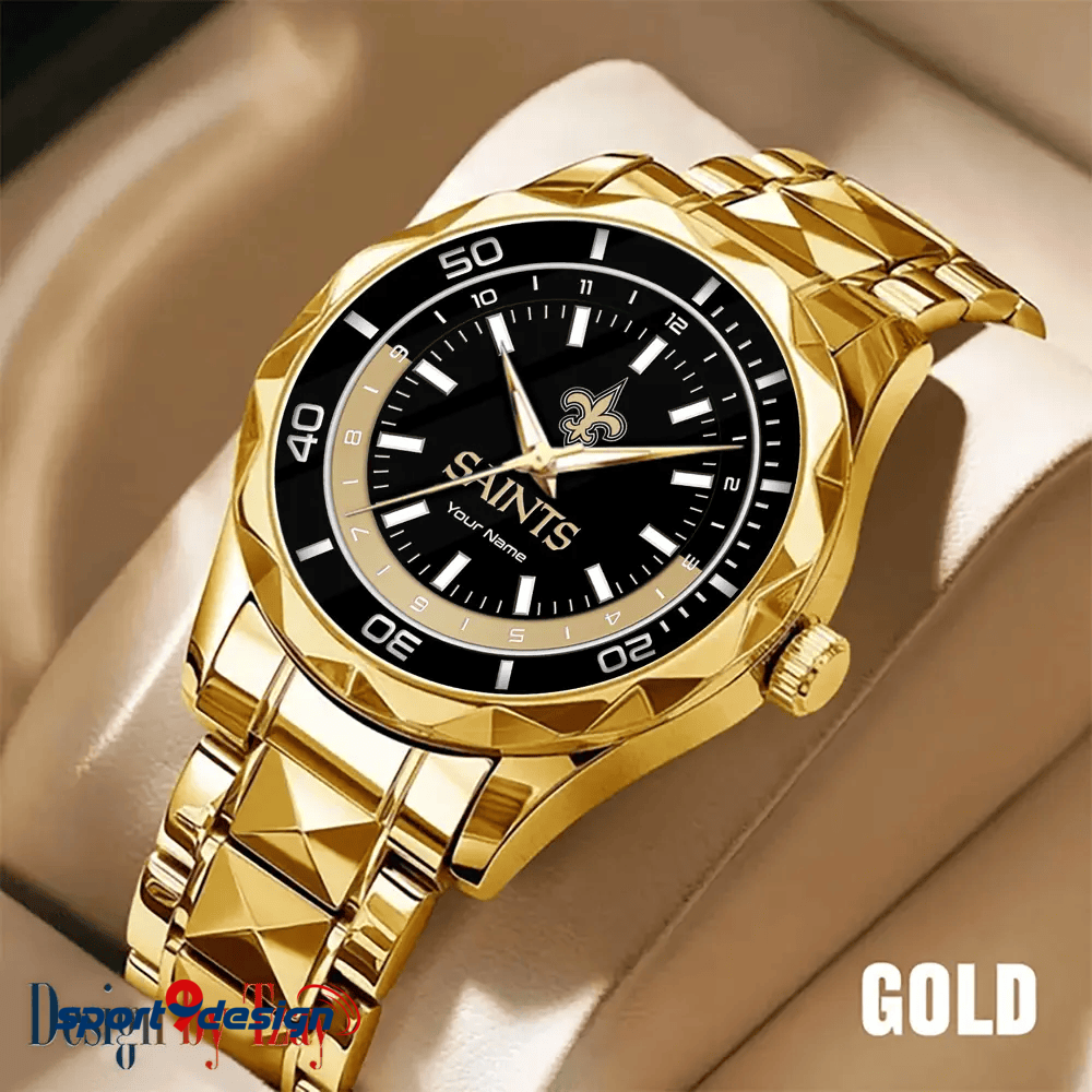 New Orleans Saints Business Watch For Men Automatic Mechanical Stainless Steel Band 2025