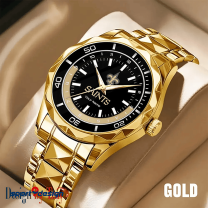 New Orleans Saints Business Watch For Men Automatic Mechanical Stainless Steel Band 2025