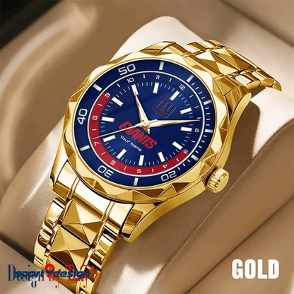 New York Giants Business Watch For Men Automatic Mechanical Stainless Steel Band 2025