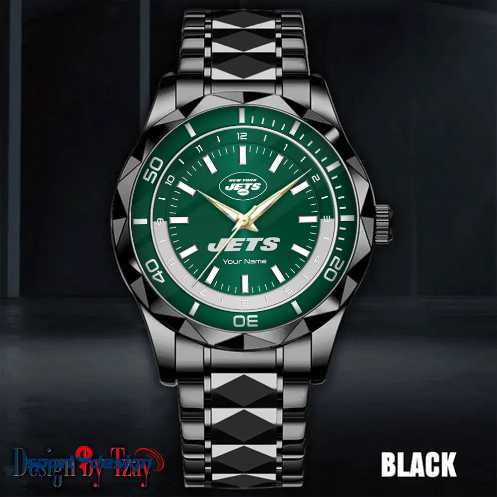 New York Jets Business Watch For Men Automatic Mechanical Stainless Steel Band 2025