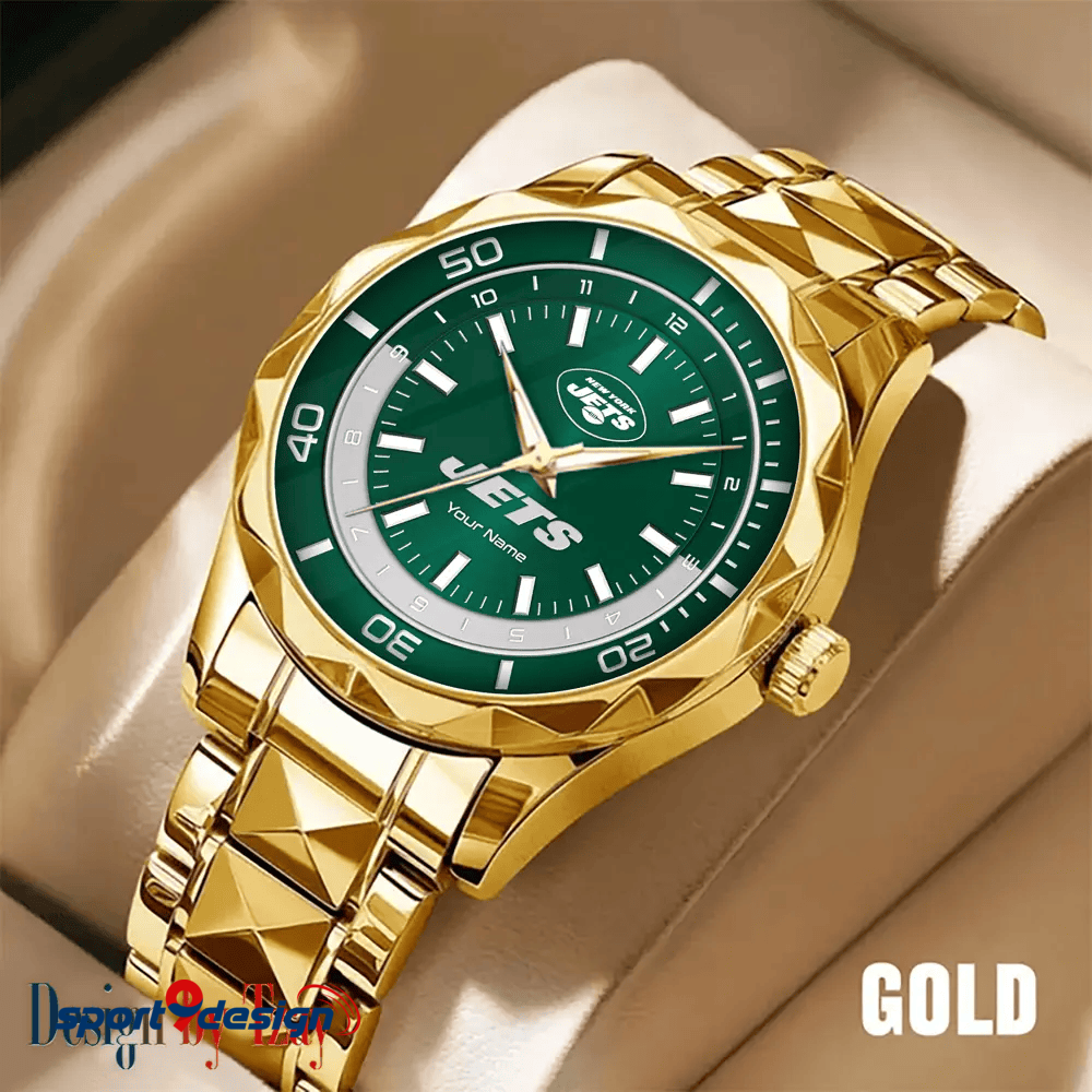 New York Jets Business Watch For Men Automatic Mechanical Stainless Steel Band 2025