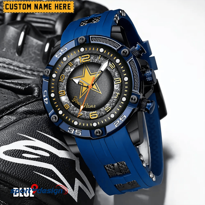 Dallas Cowboys Silicon Strap Fashion Wrist Watch Trending 2025