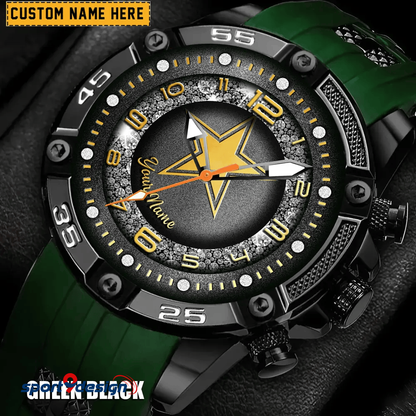 Dallas Cowboys Silicon Strap Fashion Wrist Watch Trending 2025