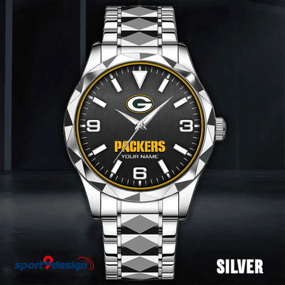 Green Bay Packers Business Watch For Men Automatic Mechanical Stainless Steel Band 2025