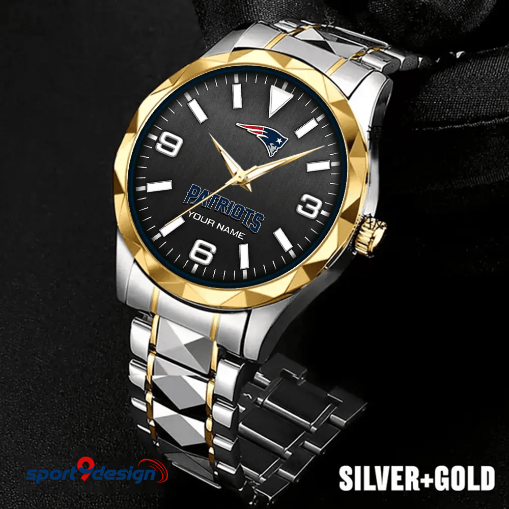 New England Patriots Business Watch For Men Automatic Mechanical Stainless Steel Band 2025