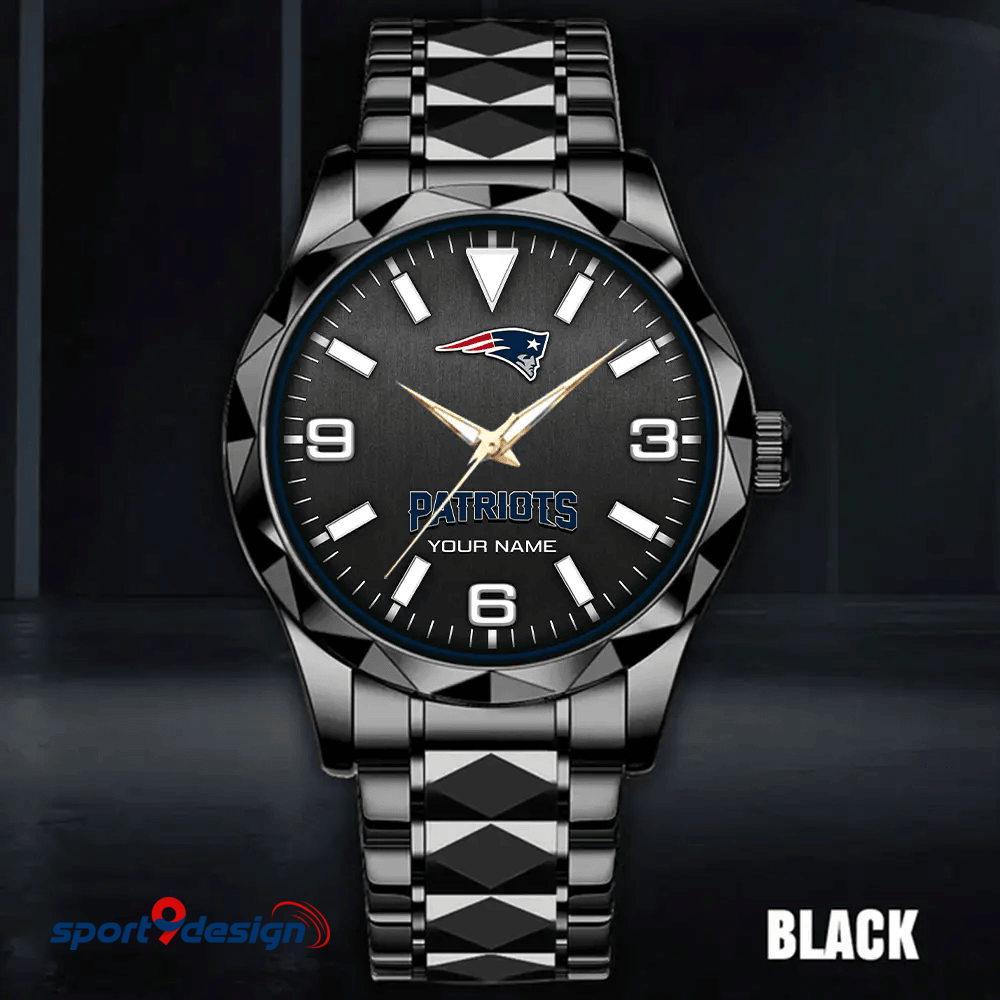 New England Patriots Business Watch For Men Automatic Mechanical Stainless Steel Band 2025