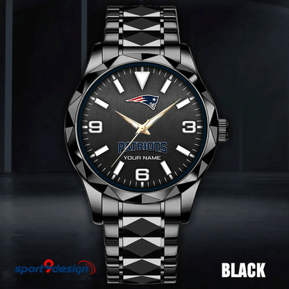 New England Patriots Business Watch For Men Automatic Mechanical Stainless Steel Band 2025