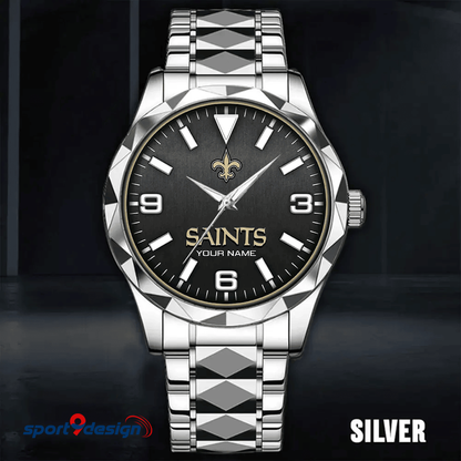 New Orleans Saints Business Watch For Men Automatic Mechanical Stainless Steel Band 2025