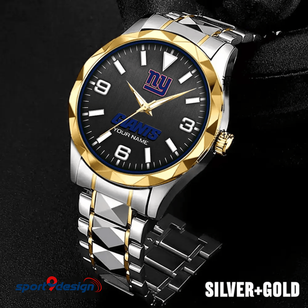 New York Giants Business Watch For Men Automatic Mechanical Stainless Steel Band 2025