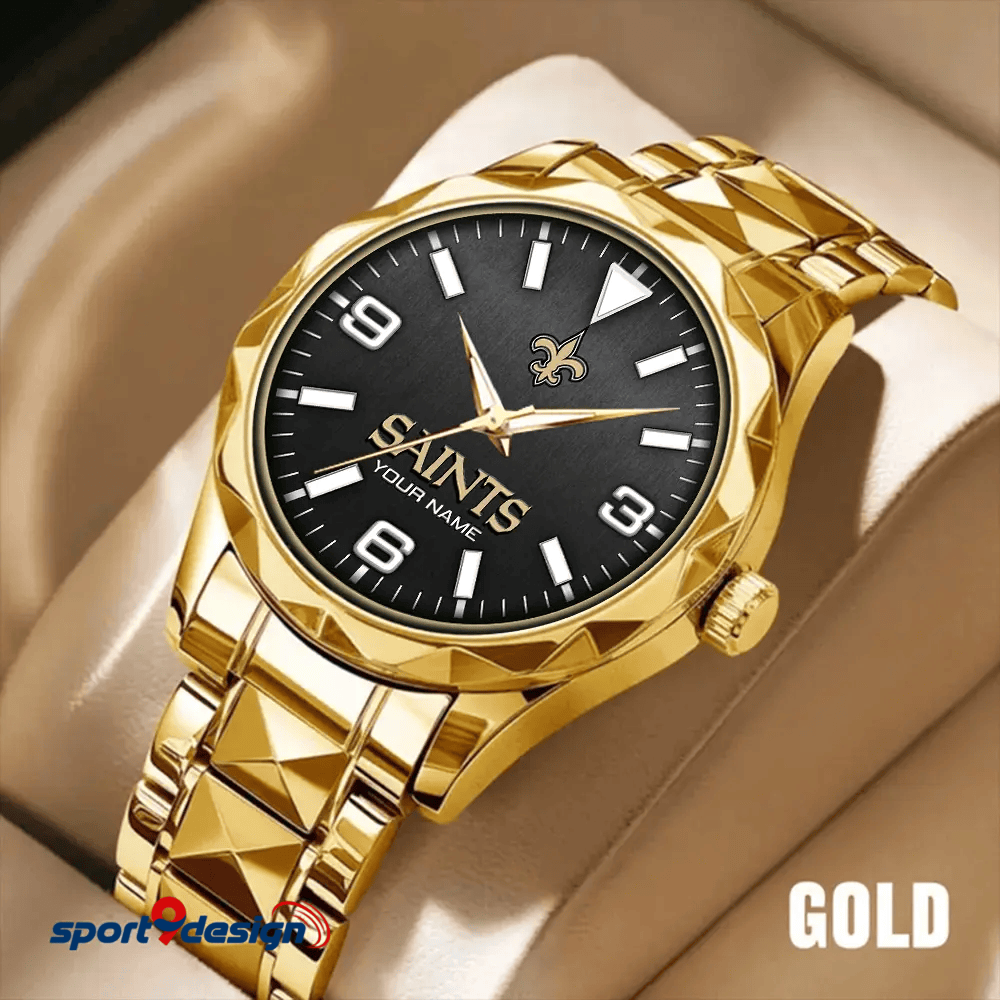 New Orleans Saints Business Watch For Men Automatic Mechanical Stainless Steel Band 2025
