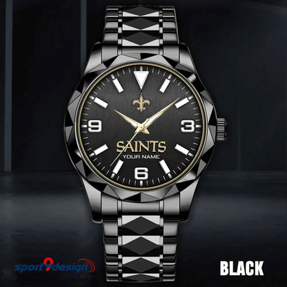 New Orleans Saints Business Watch For Men Automatic Mechanical Stainless Steel Band 2025