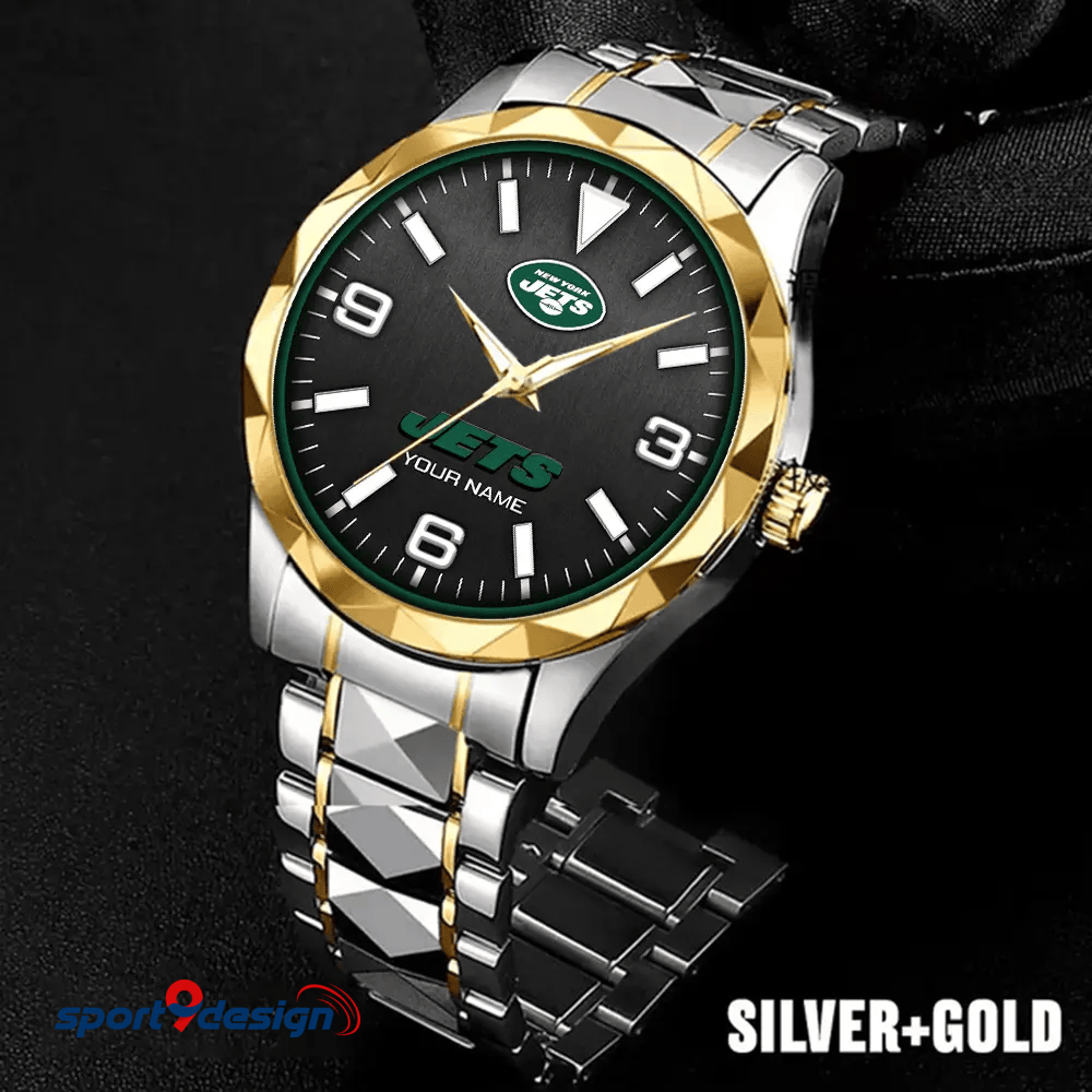 New York Jets Business Watch For Men Automatic Mechanical Stainless Steel Band 2025