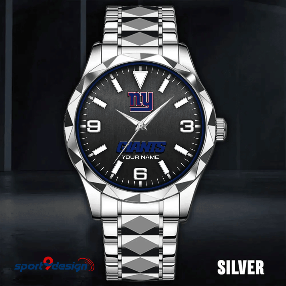 New York Giants Business Watch For Men Automatic Mechanical Stainless Steel Band 2025