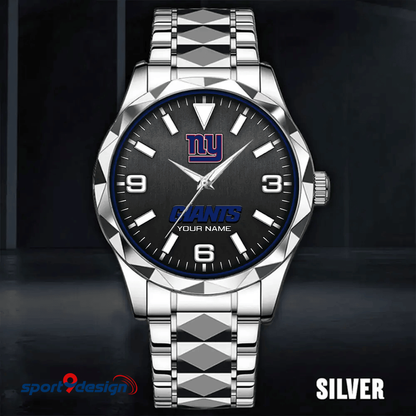 New York Giants Business Watch For Men Automatic Mechanical Stainless Steel Band 2025