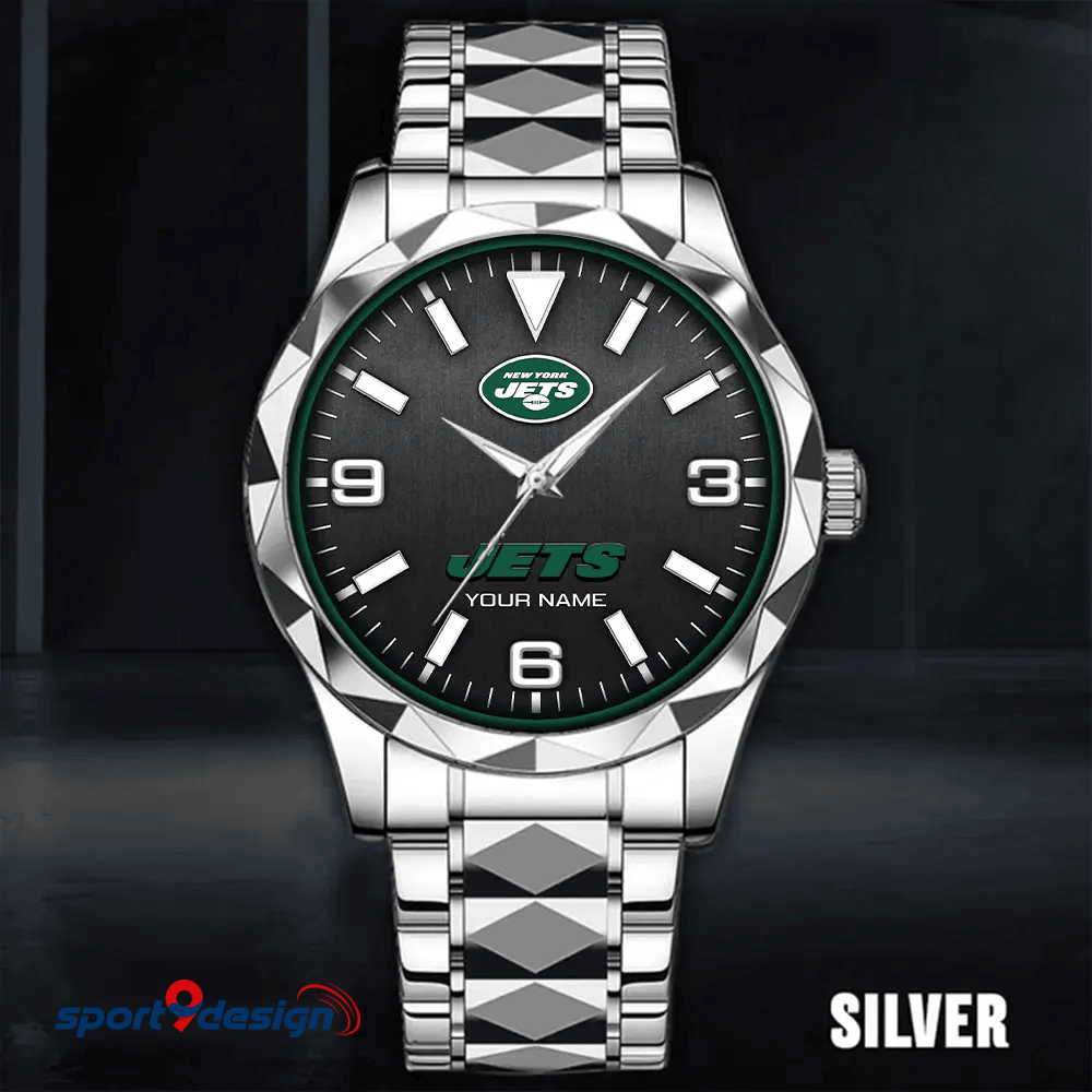 New York Jets Business Watch For Men Automatic Mechanical Stainless Steel Band 2025