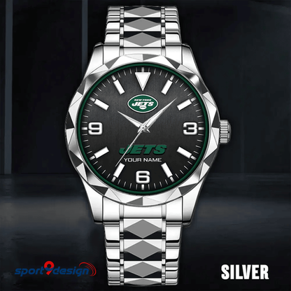 New York Jets Business Watch For Men Automatic Mechanical Stainless Steel Band 2025