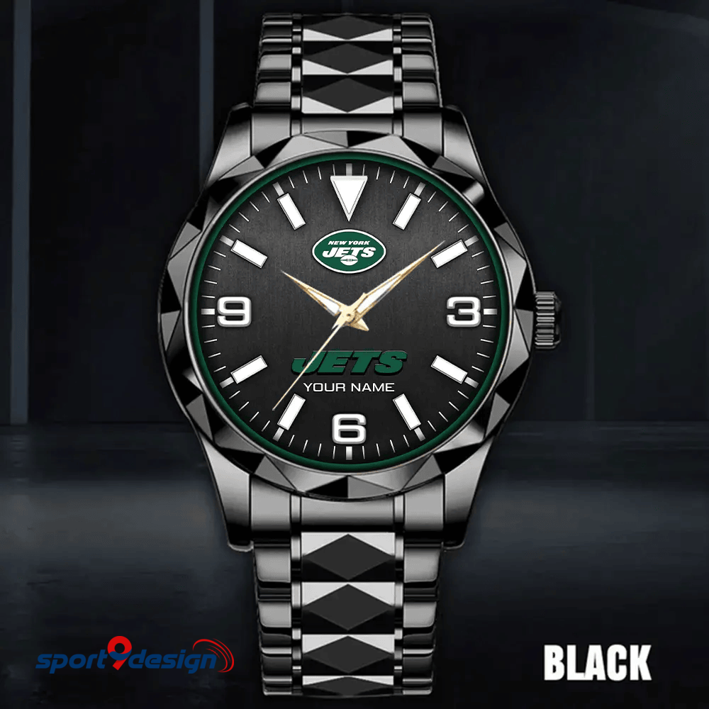 New York Jets Business Watch For Men Automatic Mechanical Stainless Steel Band 2025