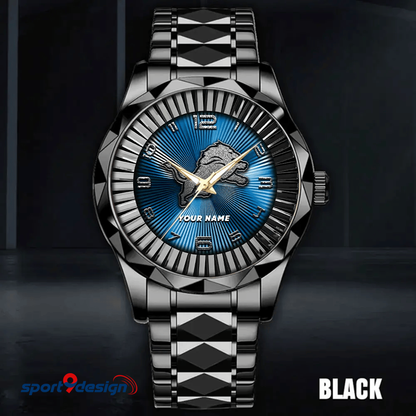 Detroit Lions Business Watch For Men Automatic Mechanical Stainless Steel Band 2025