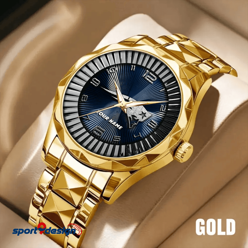 New England Patriots Business Watch For Men Automatic Mechanical Stainless Steel Band 2025