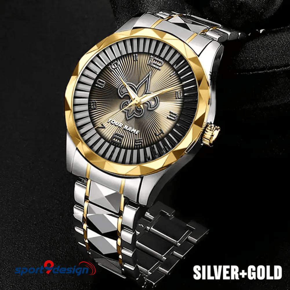 New Orleans Saints Business Watch For Men Automatic Mechanical Stainless Steel Band 2025